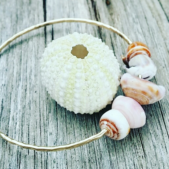ocean drift jewelry hawaii Jewelry - 14kt GF Puka shells bangle